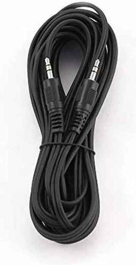 Cablexpert Καλώδιο Ήχου 3.5mm male - 3.5mm male Μαύρο 5m CCA-404-5M