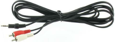 Cablexpert Καλώδιο Ήχου 3.5mm male - RCA male Μαύρο 2.5m CCA-458-2.5M