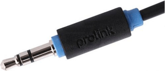 Prolink Cablu Audio 3,5 mm Male - 3,5 mm Feminin Negru 0,5 m PB106-0050