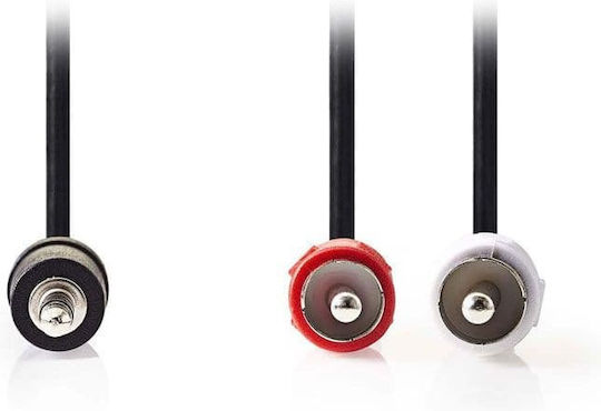 Nedis Cablu Audio Jack 3.5 mm Male - RCA De Sex Masculin Negru 2m CAGP22200BK20