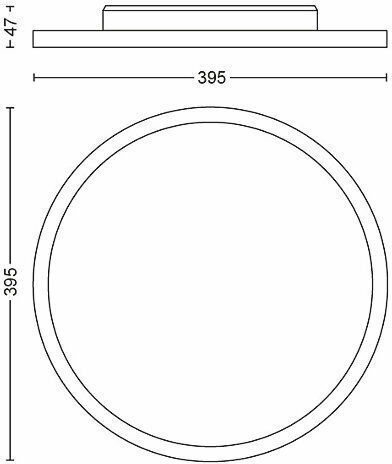 Philips Round Outdoor LED Panel 19W with Warm to Cool White Light 45.5cm