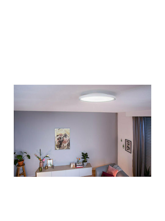 Philips Rotund În aer liber Panou LED Putere 19W cu Bianco reglabil Lumini 45.5x45.5cm.