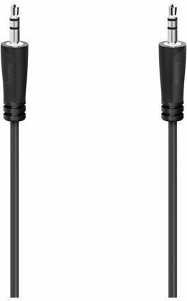HAMA Cablu De Sunet Jack 3,5 Mm Male - 3,5 Mm Male Negru 1,5m 00205262
