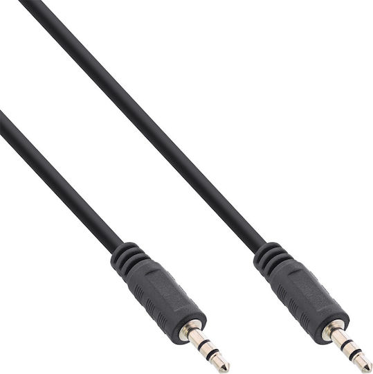 InLine Audio Cable 3.5mm Male - 3.5mm Male Black 10m 99936C