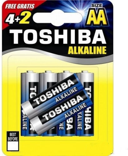 Toshiba High Power Αλκαλικές Μπαταρίες AA 1.5V 6τμχ
