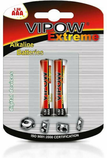 Vipow Extreme Alkaline Batterien AAA 1.5V 2Stück
