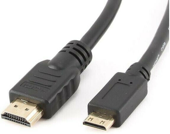 Cablexpert HDMI 1.4 High Speed 1080p 120Hz Cable HDMI male - mini HDMI male 1.8m Μαύρο