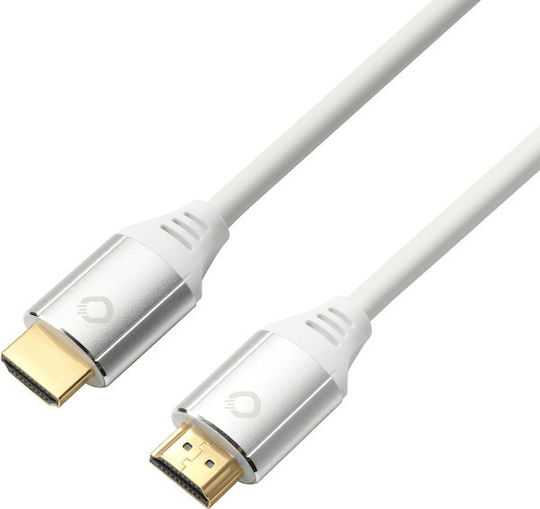 Oehlbach Magic MKII HDMI 2.1 Ultra High Speed 48Gbps 4K 120Hz HDR VRR Kabel HDMI-Stecker - HDMI-Stecker 1,5m Weiß