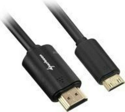 Sharkoon HDMI 2.0 Cable HDMI male - mini HDMI male 3m Black