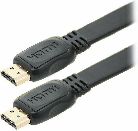 Blow HDMI 1.4 High Speed 1080p 120Hz Flat Cable HDMI Male - HDMI Male 5m Black