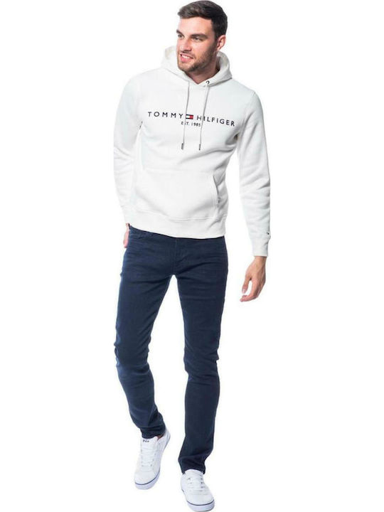 Sweatshirt with Hood White
