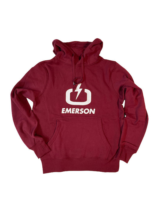 Sweatshirt with Hood Dark Berry