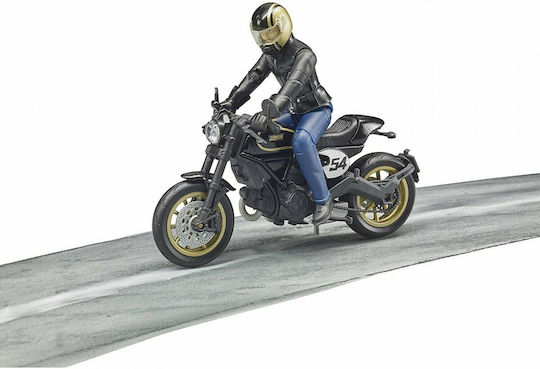 Bruder Scrambler Ducati Cafe Racer Μοτοσυκλέτα 1:16 για 3+ Ετών