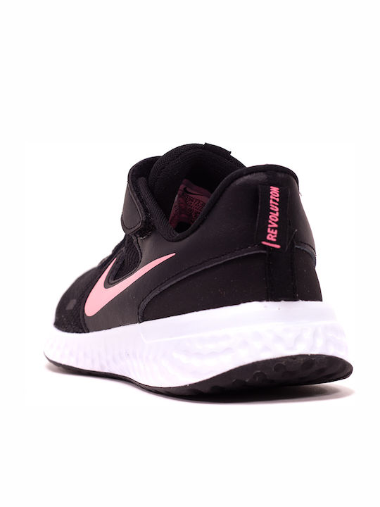Revolution 5 Αθλητικά Παιδικά Παπούτσια Running με Σκρατς Black / Sunset Pulse