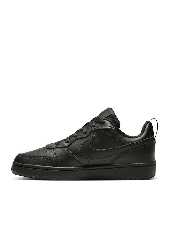 Court Borough Low 2 GS Kids Sports Shoes Basketball with Laces Black