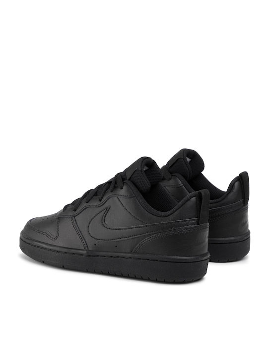 Court Borough Low 2 GS Kids Sports Shoes Basketball with Laces Black