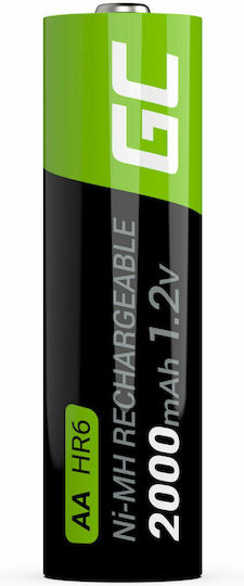Green Cell Wiederaufladbare Batterien AA Ni-MH 2000mAh 1.2V 4Stück