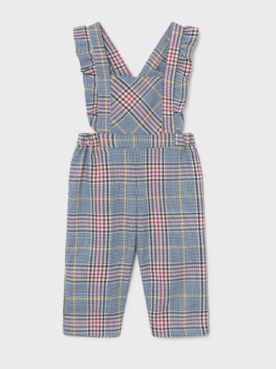 Kinder Latzhose Stoff Blau