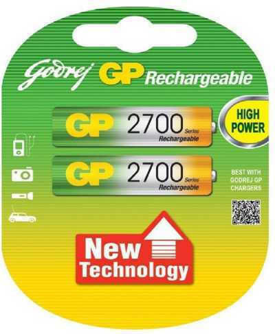 GP Batteries Επαναφορτιζόμενες Μπαταρίες AA Ni-MH 2600mAh 1.2V 2τμχ