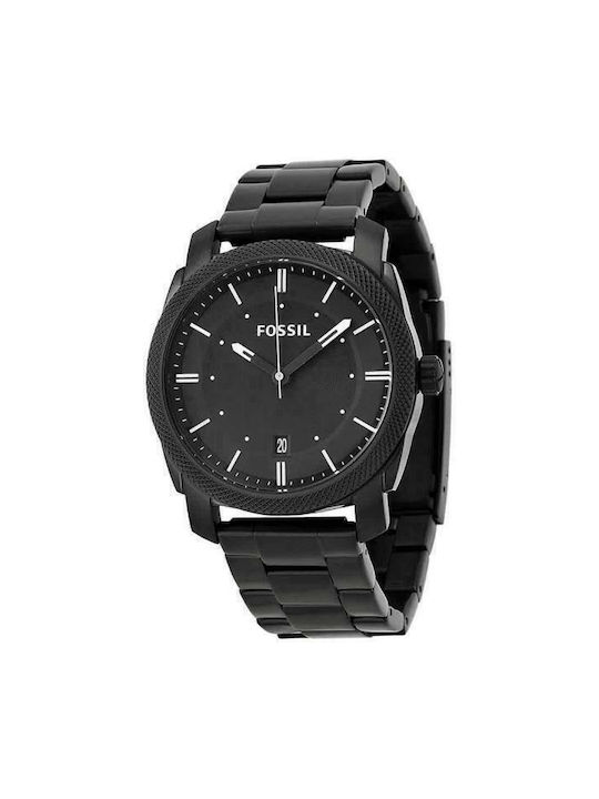 Fossil Watch Battery with Black Metal Bracelet FS4775