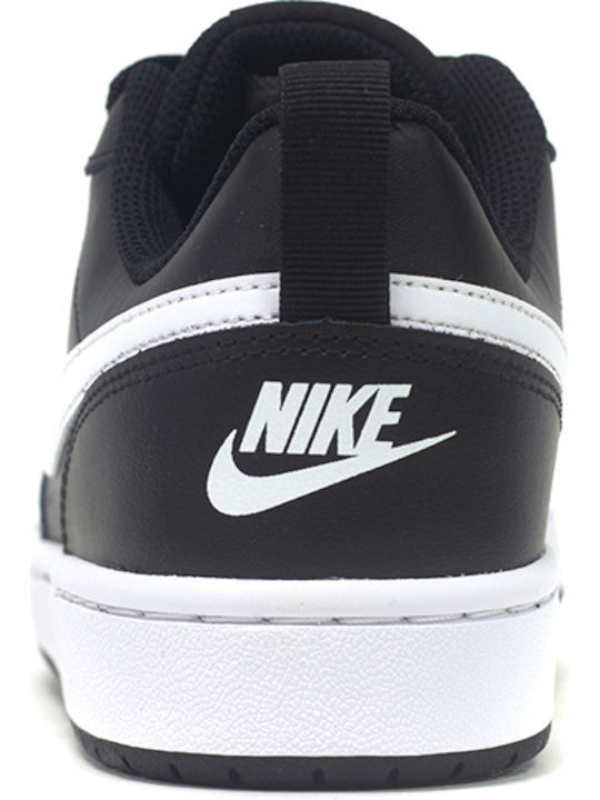 Gs Court Borough Low 2 Kids Sports Basketball Shoes with Laces Black