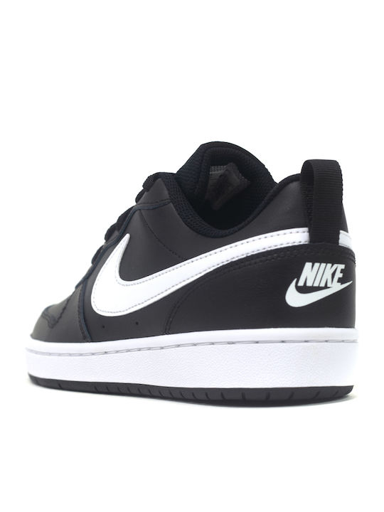 Gs Court Borough Low 2 Kids Sports Basketball Shoes with Laces Black