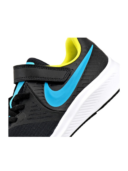 Αthletische Kinderschuhe Laufen Star Runner 2 Black / Chlorine Blue / High Voltage / White