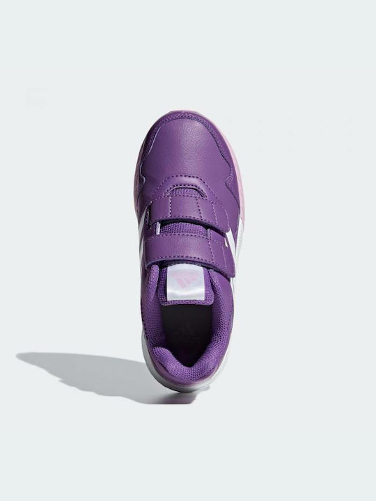 Altarun Kids Sports Shoes Running with Hoop & Loop Closure Ray Purple Cloud White Clear Lilac
