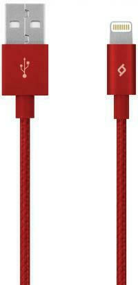 TTEC Braided USB-A la Cablu Lightning Roșu 1m (2DKM02K)