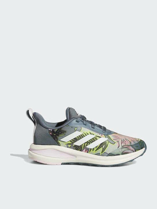 Fortarun Αθλητικά Παιδικά Παπούτσια Running με Κορδόνια Blue Oxide / Chalk White / Halo Green
