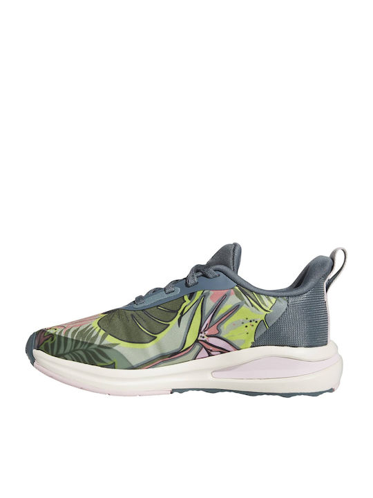 Fortarun Αθλητικά Παιδικά Παπούτσια Running με Κορδόνια Blue Oxide / Chalk White / Halo Green