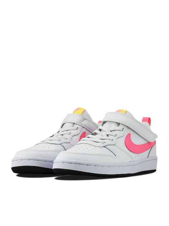 Court borough low 2 PSV Παιδικά Sneakers με Σκρατς Λευκά