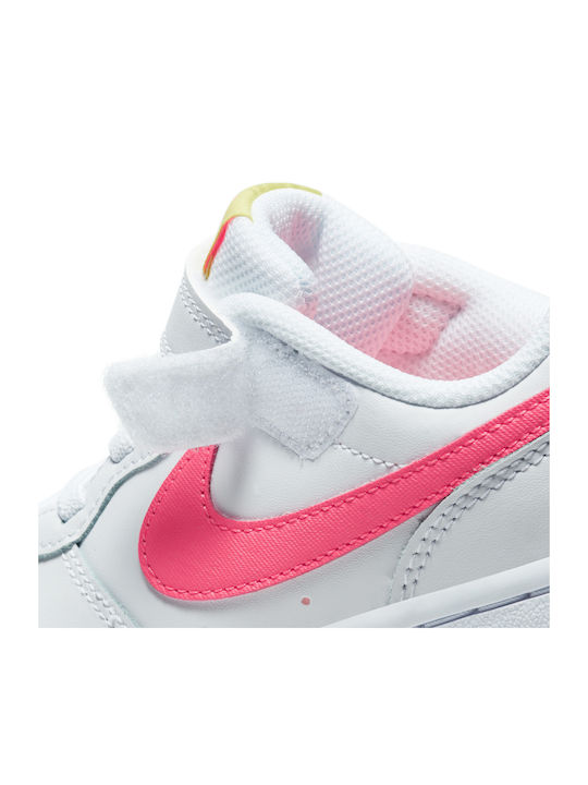 Court borough low 2 PSV Παιδικά Sneakers με Σκρατς Λευκά