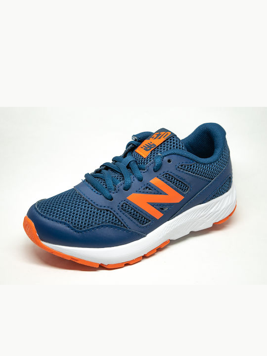 570v2 Kids Sports Shoes Running with Laces Blue