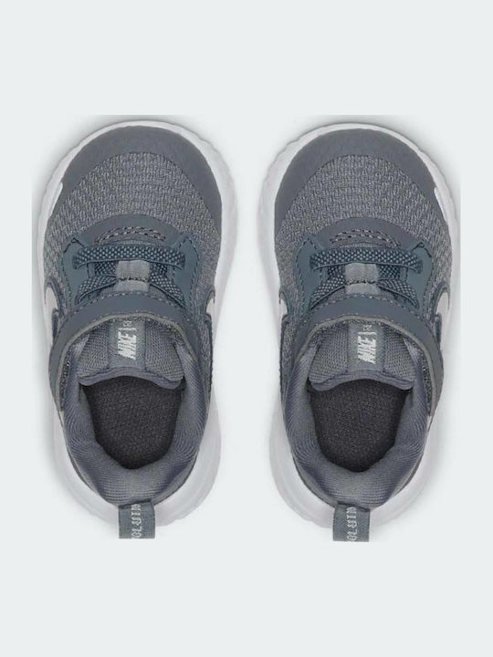 Revolution Revolution 5 Kids Sports Shoes Running with Hoop & Loop Closure Cool Grey / Pure Platinum