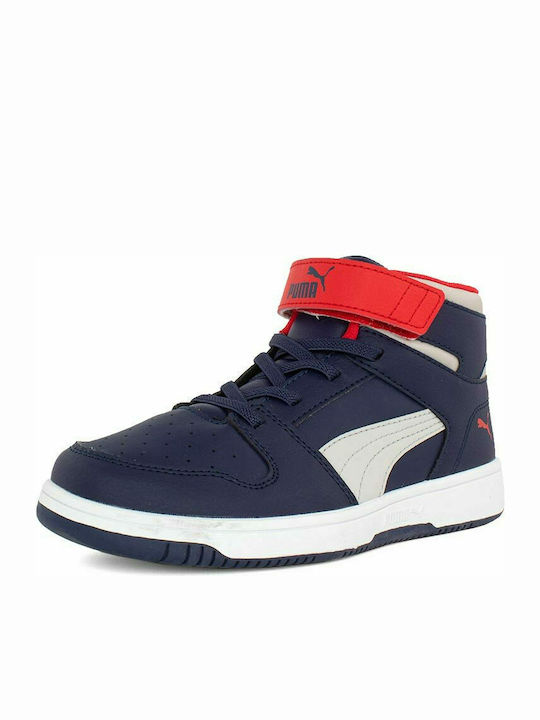 Rebound Layup SL V PS Αθλητικά Παιδικά Παπούτσια Μπάσκετ με Σκρατς Μπλε