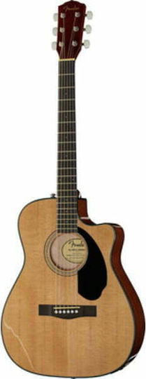 Fender Semi-Akustik Gitarre CC60S CE Ausschnitt Natürlich