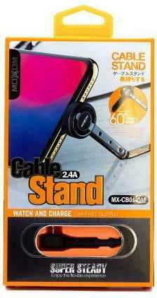 Moxom MX-CB01 USB-A zu Lightning Kabel Schwarz 1m (MX-CB01)