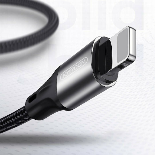 Joyroom S-1530N1 Geflochten USB-A zu Lightning Kabel Schwarz 1.5m