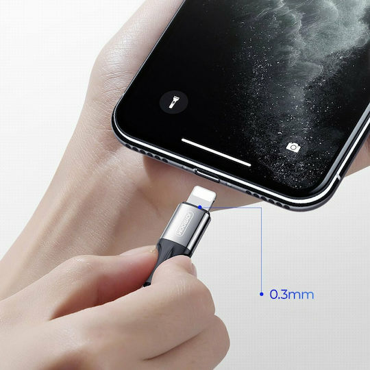 Joyroom S-1530N1 Geflochten USB-A zu Lightning Kabel Schwarz 1.5m