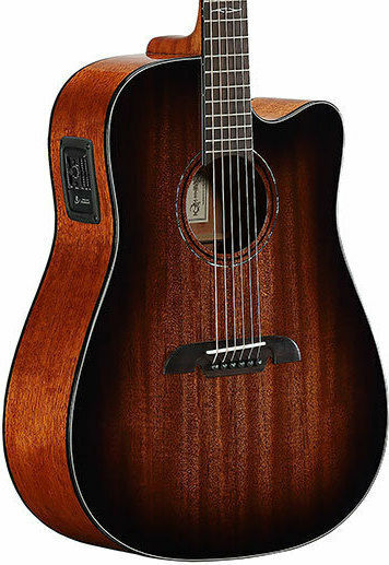 Alvarez Semi-Akustik Gitarre Artist AD66CE Ausschnitt Bersten