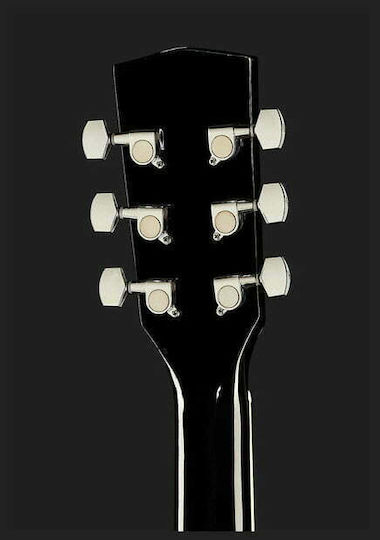 Harley Benton Semi-Acoustic Guitar Cutaway Black