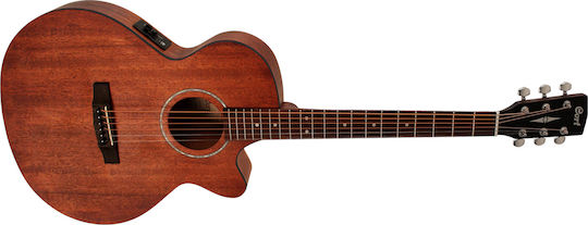 Cort Semi-Acoustic Guitar SFX-ME Slim Body Open Pore Cutaway Brown