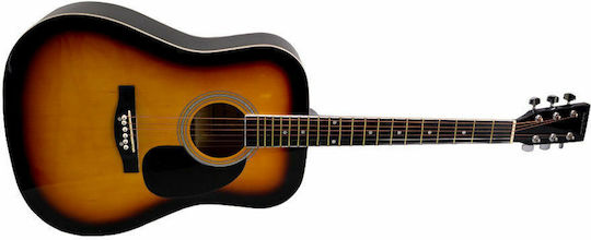 Jacky Jackson Akustisch Gitarre 801 Sunburst