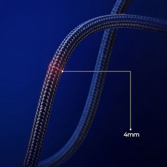 Joyroom S-1030N1 Braided USB to Lightning Cable Μαύρο 1m