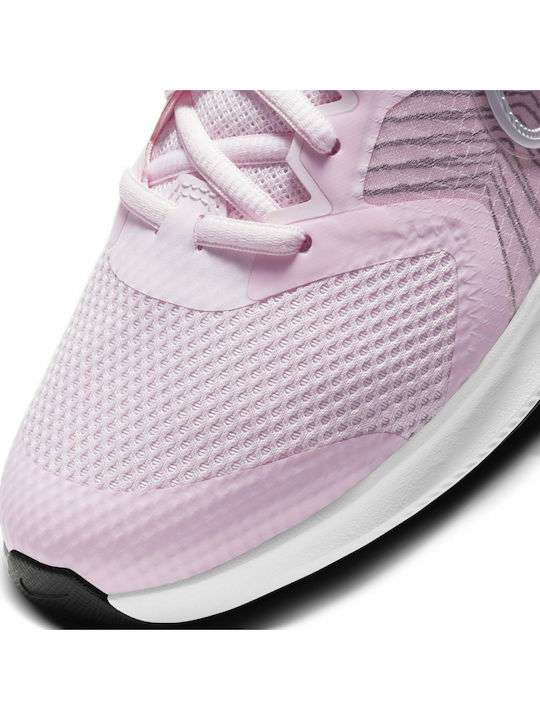 Downshifter Downshifter 11 Kids Sports Shoes Running with Laces Pink Foam / Metallic Silver