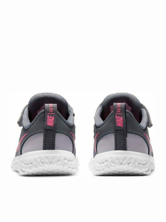 Revolution Revolution 5 Kids Sports Shoes Running with Hoop & Loop Closure Gray