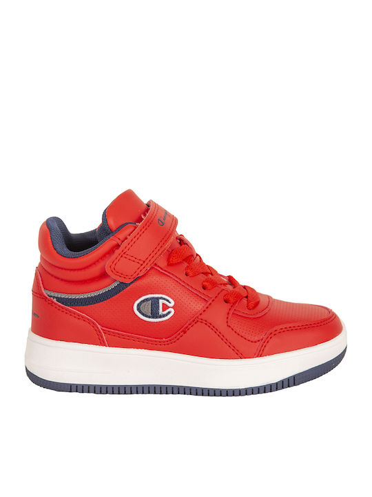 Mid Cut Shoe Rebound Vintage Mid B Ps Kids Basketball Shoes Red