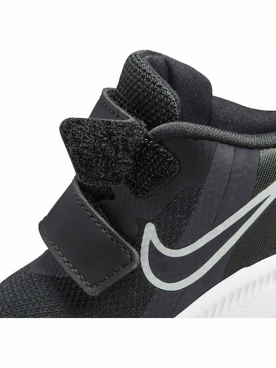 Star Runner Star Runner 3 Kids Sports Shoes Running with Hoop & Loop Closure Black / White