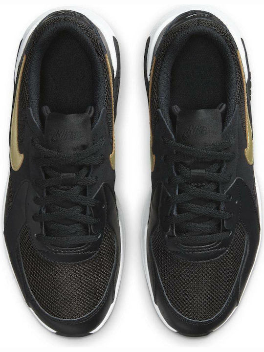 Air Max Excee Kinder Sneakers Black / Metallic Gold Star / White